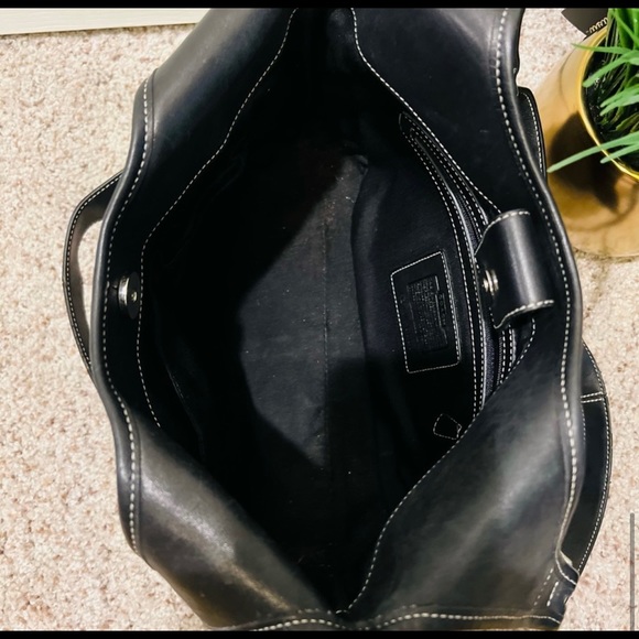 Black and Gray Coach Bag - Picture 7 of 7